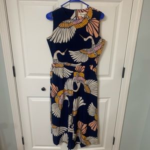 Inomi womens size medium crop wide leg jumpsuit